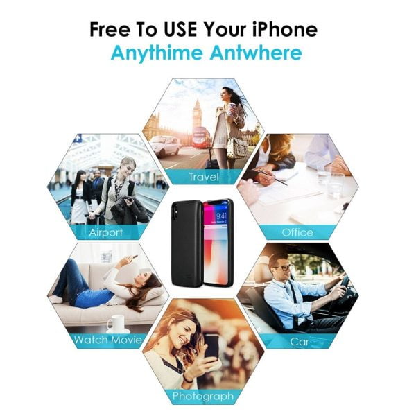 Case Bateria Estuche Externa iPhone Xr Extendida 5000 Mah