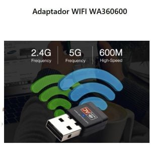 Usb Wifi Dongle 600mbps Lan 802.11ac 2.4g 5.8g Alta Calidad