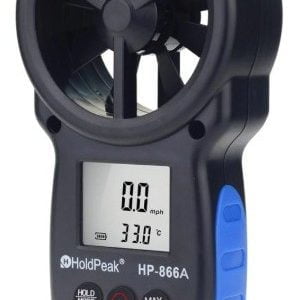 Anemometro Profesional Holdpeak Hp-866a 0.3~40m/s Viento Usb