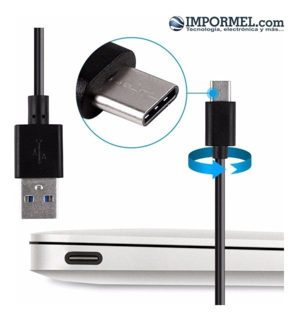 Cable Usb 3.0 Tipo C 3.1 Nexus Macbook Chromebook