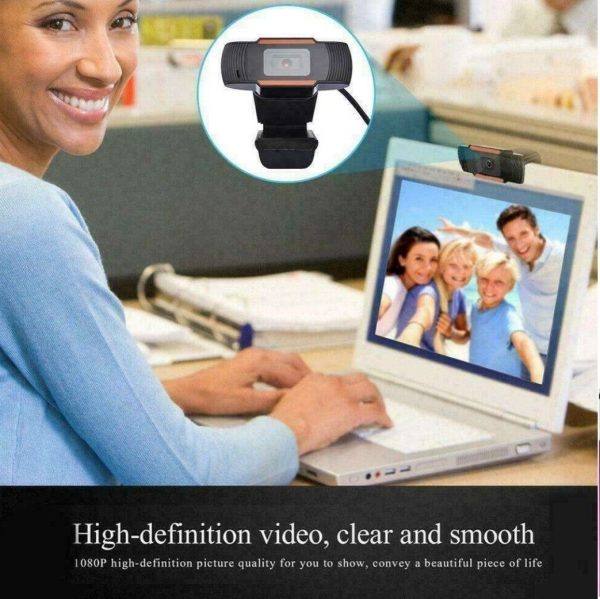 Camara Web Webcam Teletrabajo Pc Laptop Hd 720p Microfono