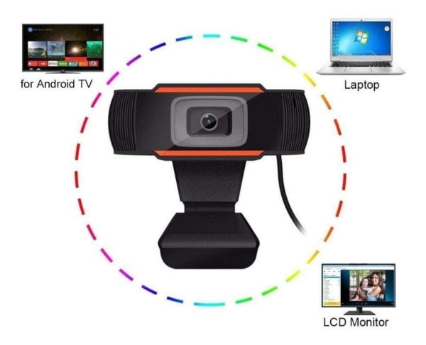 Camara Web Webcam Teletrabajo Pc Laptop Hd 720p Microfono