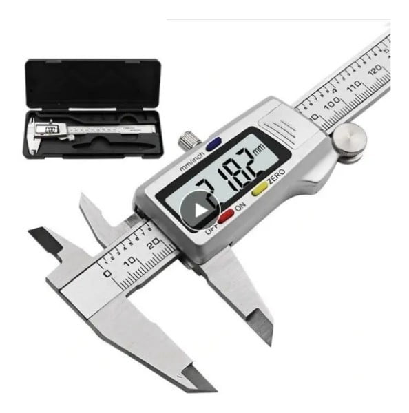 Calibrador Digital Pie De Rey Vernier Metalico Con Estuche - Impormel