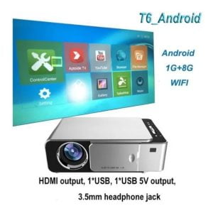 Proyector Android Wifi 3500 Lúmenes Unic T6 Full 1080p