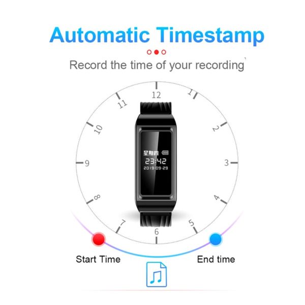 Reloj Camara Espia Grabadora De Voz Lcd Digital 8gb 1080p D6