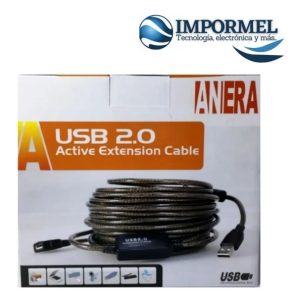 Extension Usb 2.0 Activa 10 Metros Longitud Reforzada Anera