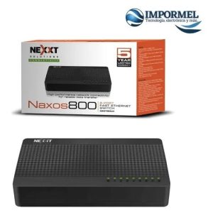 Switch De 8 Puertos Nexxt 10 / 100mbps Naxos800 Garantia