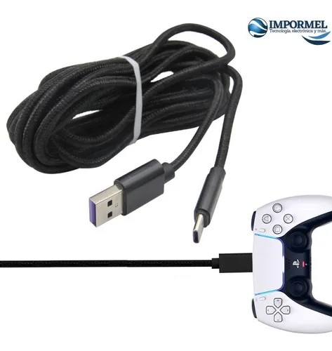 Data Frog-cable De Alimentación Para Ps5/xbox Series S X, Controlador Usb  Tipo C, Cable De Carga De 1m/2m/3m, Accesorios Para Playstation 5 - Cables  - AliExpress