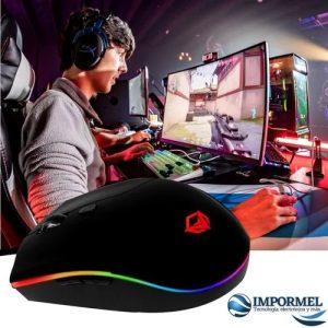 Mouse Gamer Pro Experto 6 Botones Rgb Meetion Gm21 4800dpi