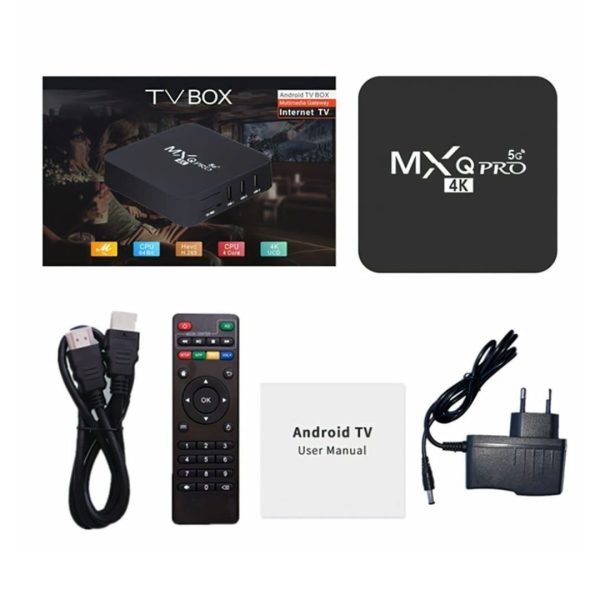 TV BOX MXP PRO 5G ANDROID 10.1 4K 2GB RAM 16GB ROOM WIFI USB HDMI DDR