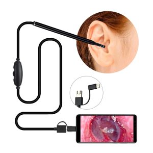 Camara Endoscopica Oido Nariz Dental Odontologico Led Usb C