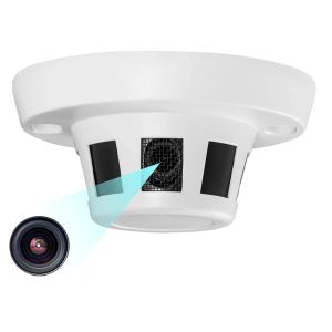 Camara Espia Red Tipo Sensor Humo H.265 Onvif P2p 3mp Poe Ip