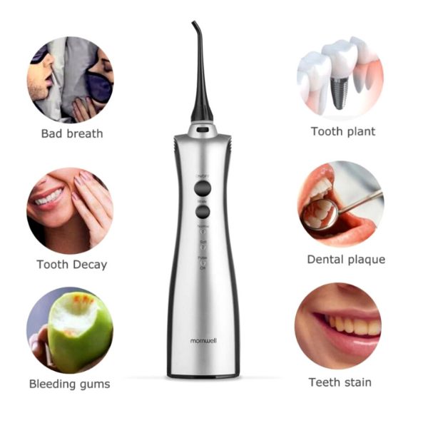 Irrigador Oral Blanqueo Dental Electrico recargable 3 modos