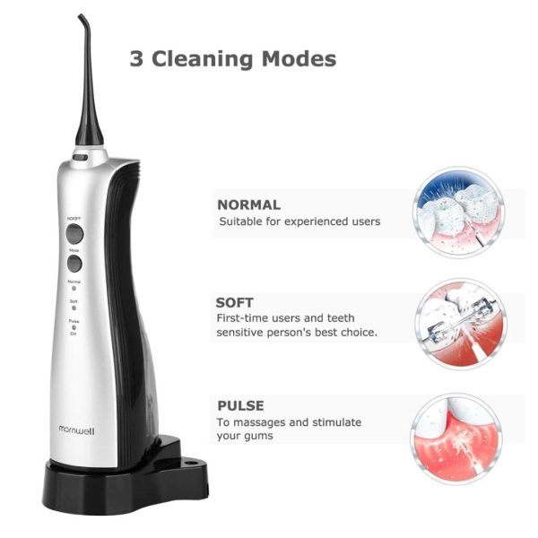 Irrigador Oral Blanqueo Dental Electrico recargable 3 modos