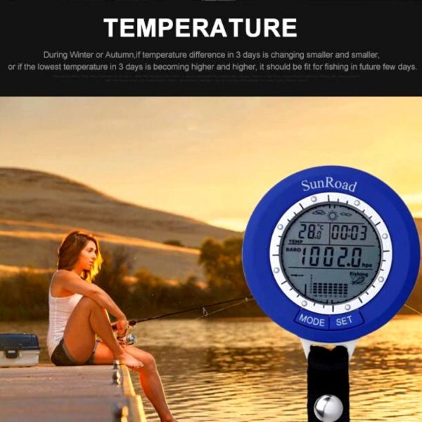 Altimetro de Mano Pesca Presion Temperatura Barometro Portatil