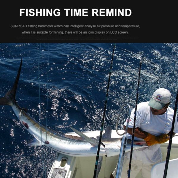 Altimetro de Mano Pesca Presion Temperatura Barometro Portatil