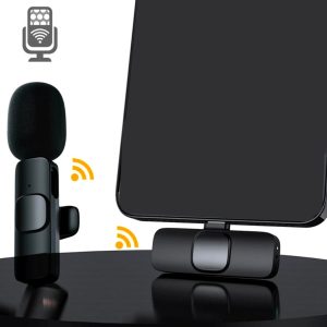 Microfono Corbatero Inalambrico USB C Samsung Condensador Fidelidad