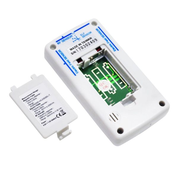 Medidor campo electromagnético múltiple Tenmars Gauss RF 2000mG alarma