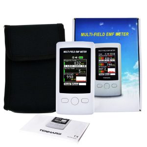 Medidor campo electromagnético múltiple Tenmars Gauss RF 2000mG alarma