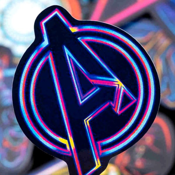 30 Stickers Super Heroe Disney Marvel Laptop Carro Bicicleta Moto Guitarra