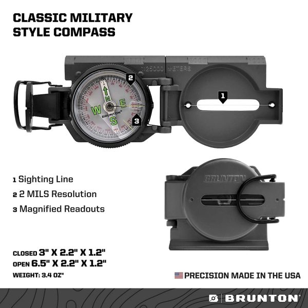 Brujula Marca Brunton 9077 Compass Original Calidad