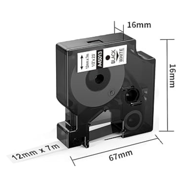 Etiqueta Etiquetadora Rotuladora Dymo Lm160 Lm280 D1 12MMX7M