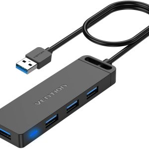Hub USB VENTION 4 puertos USB 3.0 carga MacBook Laptop Surface Pro PS4 PC