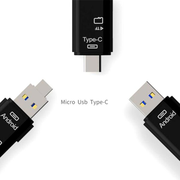 Lector Tarjetas Sd Micro Sd Usb 3.0 Usb C Micro Usb Otg