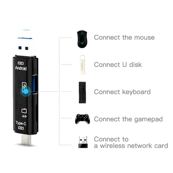 Lector Tarjetas Sd Micro Sd Usb 3.0 Usb C Micro Usb Otg