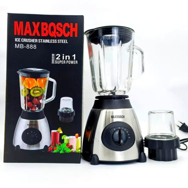 Licuadora 2 En 1 Maxbqsch Mb-888 1500ml 380w 5 Velocidades