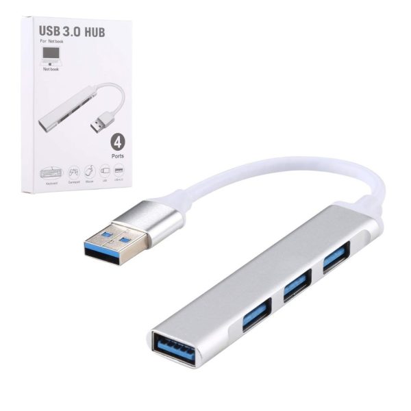 Hub Usb Tipo C 4 Puertos Usb C Concentrador De Datos Usb 3.0