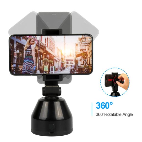 Tripode Giratorio Para Celular Con Bateria Recargable 360°