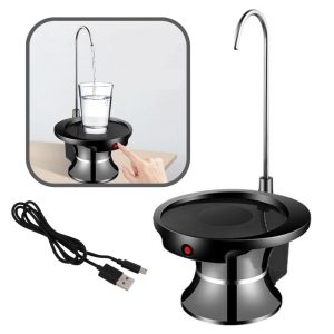Bomba Para Botellon De Agua Con Base Y Carga Usb