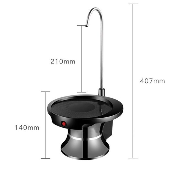 Bomba Para Botellon De Agua Con Base Y Carga Usb