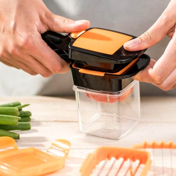 Cortador Manual De Vegetales Y Frutas 5 En 1 Corta Rebana