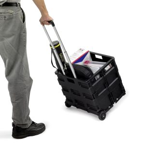 Canasta Con Ruedas Plegable 32 X 36 Resistente Para Compras