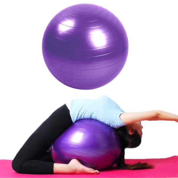 Pelota De Yoga 65 Cm Con Válvula 65cm Para Ejercicio Pilates