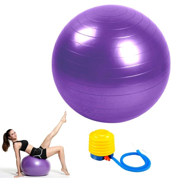 Pelota De Yoga 65 Cm Con Válvula 65cm Para Ejercicio Pilates