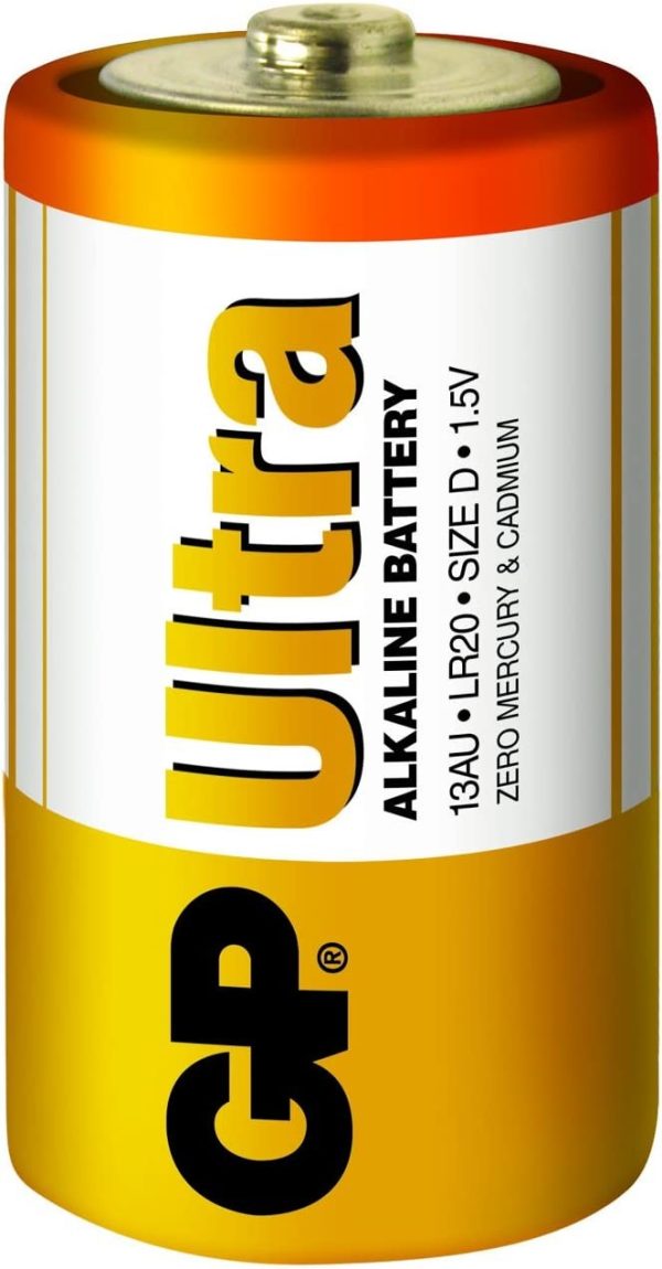 Blister Pilas Alcalinas Tamaño D 2 Unidades Gp LR20