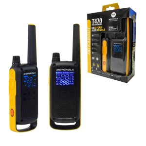 Motorola 2 Walkie Talkie 56km 22Canales 121Códigos Ip54 T470