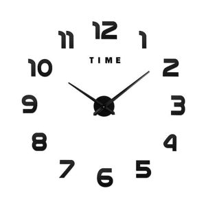 Reloj Pared 3D Pegatinas Aguja De Cuarzo Diseño Moderno
