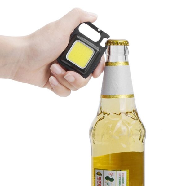Mini Lampara LED Linterna Bolsillo Portátil Recargable USB Acampar Aire Libre Senderismo