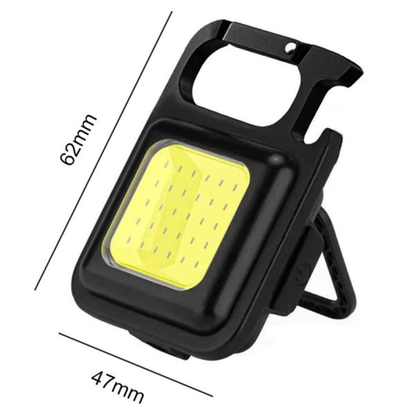Mini Lampara LED Linterna Bolsillo Portátil Recargable USB Acampar Aire Libre Senderismo