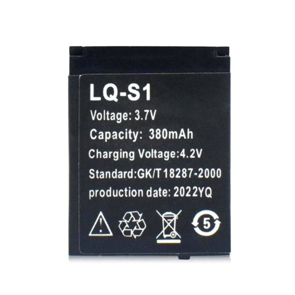 Bateria para smart watch LQ-S1 B-S1 HLX-S1 DZ09 DJ-09 W8 A1 V8 X6 FYM-M9 SCX-M9 QW09