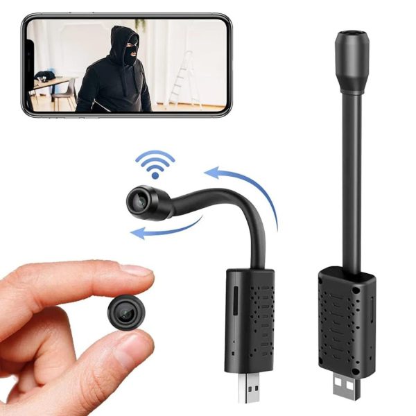 Mini Cámara Wifi Usb Cable Flexible 4K Espía Oculta Seguridad