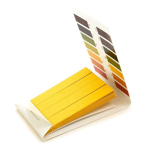 80 Tiras De Pruebas Papel Ph 1-14 Papel Tornasol Agua Acidez