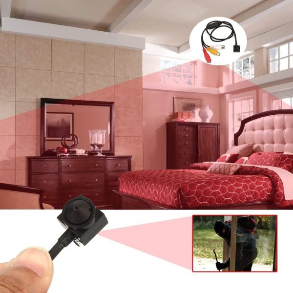 Mini Cámara Pequeña Oculta Espía 1000tvl Audio Para Dvr