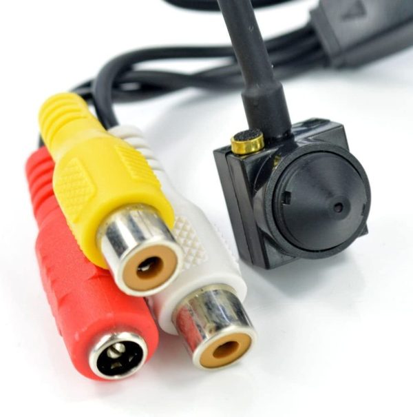 Mini Cámara Pequeña Oculta Espía 1000tvl Audio Para Dvr
