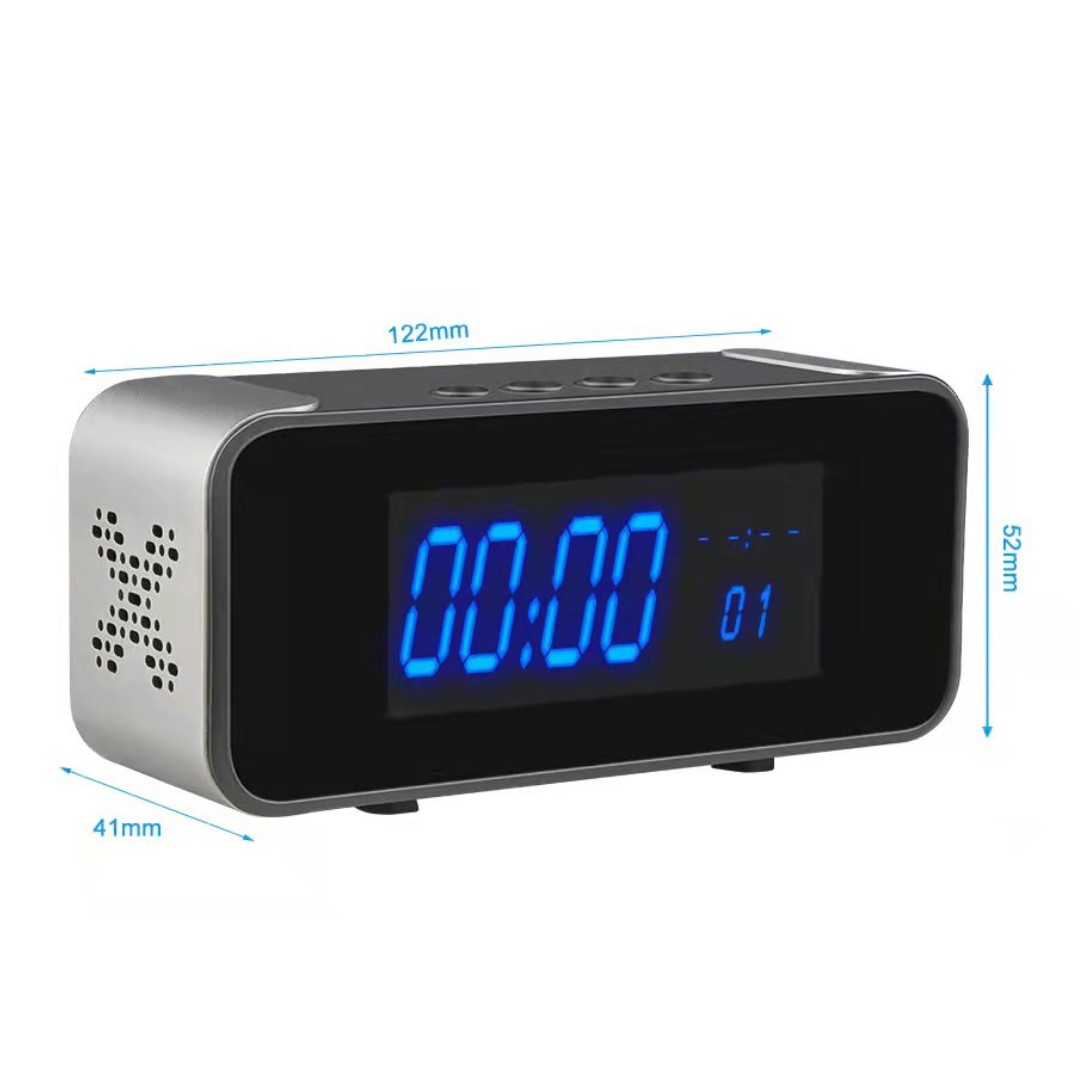 Camara Reloj Espia Ip Wifi 3 EN 1 Hd 1080p Vision Nocturna Bluetooth -  Impormel