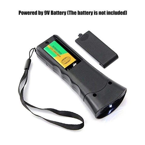 Ahuyenta Perros Ultrasonico Entrenador Mascotas Linterna Led